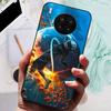For Honor 50 Lite Case Black Cover Lion Wolf Silicone Soft Back Cases For Huawei Honor 50 Lite Pro Phone Case Protective Shell