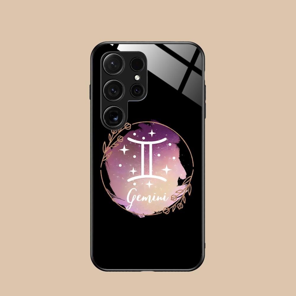 

Знак зодіаку Близнюки Чохол для мобільного телефону для Samsung Galaxy A56 55 54 53 52 51 36 35 34 23 16 15 5G Скляний Кольоровий Чохол Galaxy A16 5G