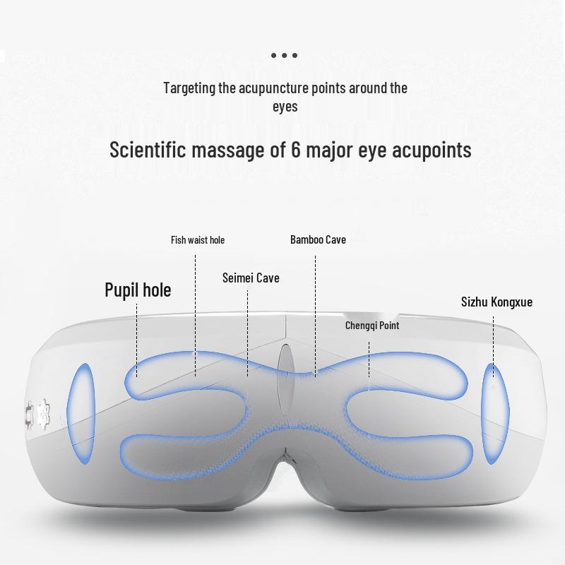 Smart Eye Massager with Heat for Eye Fatigue Relief - Home Use Airbag Eye Mask & Protector