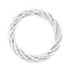 10-30CM Home Window Door Xmas Party Decorations Vine Ring White Wreath Christmas Rattan Ring Wreath Wicker Garland Hanging