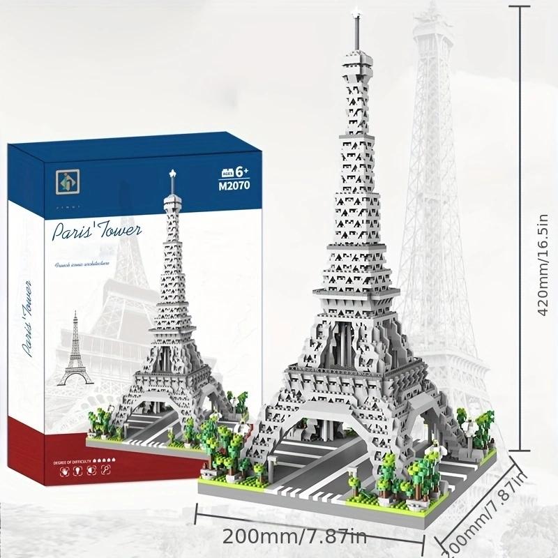 Paris Eiffel Tower Building Blocks Micro Particle Assembly Building Blocks Decorative Desktop Ornament Toy
