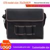 Oxford Canvas Electrician Tool Bag for Air Conditioner Repair - Large, Thickened, Single-Shoulder, Multifunctional Storage.