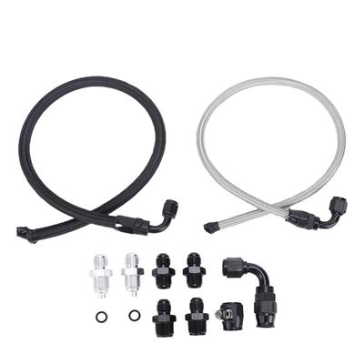 Kit Furtun Pompă Servodirecție 25 Inch 6AN Rezistent la Presiune Oțel Inoxidabil Împletit Înlocuitor pentru C10 Swap LS Tip de Conectare 2