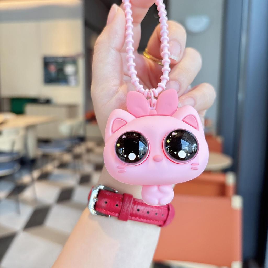 Cute Decompression Cat Keychain Toy - Funny Squeeze Doll Bag Pendant