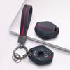 Key Fob Cover for BMW E46 with Keychain Silicone Stand Key Cover with Keychain Car Key Case Accessory Shell Anti-Scratch Surface Shockproof Structure
