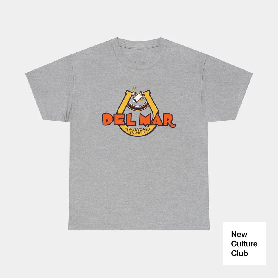 Del Mar Skateboard Ranch Vintage 80s Skateboarding Classic Skate T Shirt Print 4 L