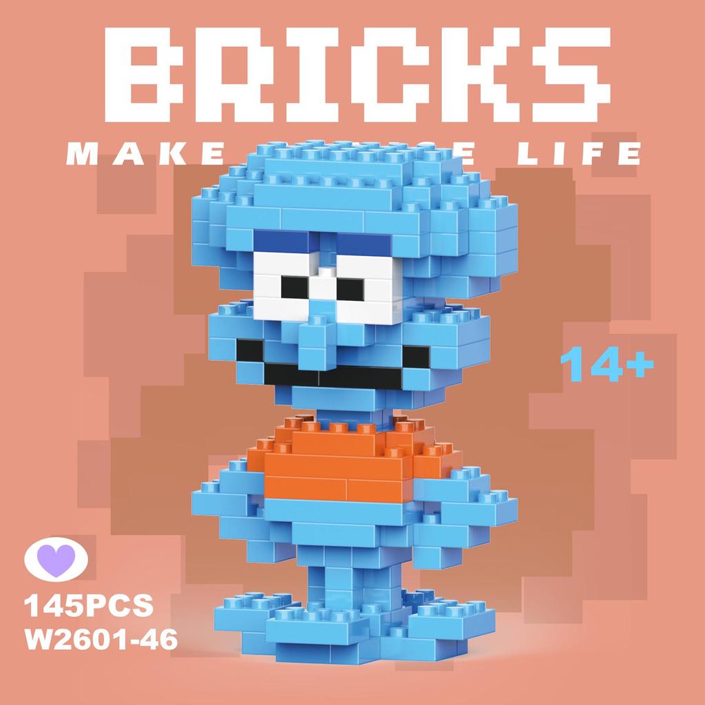 Educational Cartoon Figures Compatible with LEGO for Children's Day and Kindergarten Gifts