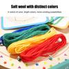 Wooden Math Geoboard for Children Geometric Matching Game Graphical Block Kids Montessori Educational Winding Toys for 3-5Y