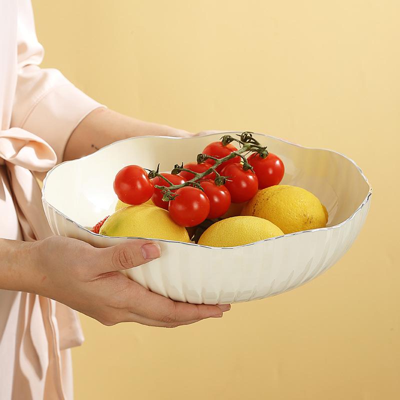 Fruit Plate, Living Room, Household Tea Table And Snacks, Fruit Basin, Light Luxury Premium Fruit Plate, Fruit Basket