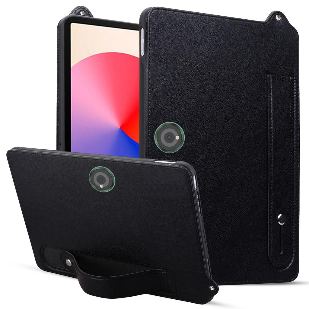 For OnePlus Pad/Oppo Pad 2 Tablet Case Hand Strap Kickstand Leather Cover
