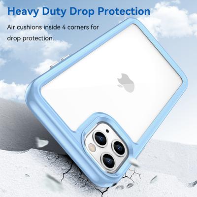For iPhone 11 Pro Max Case TPU+Acrylic Protective Clear Phone Cover