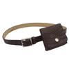 Belt Mini Waist Bag with Crocodile Stylish Cool Travel Bag for BTA358 Bag/Pouch, Print, Storage, Women, (Coffee)