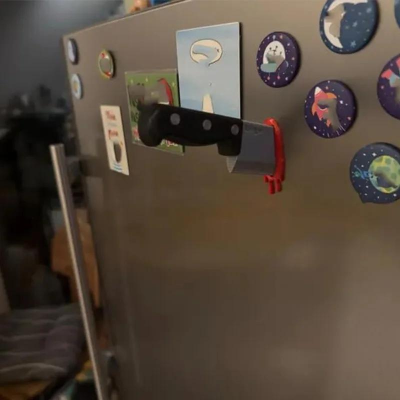 Mini Lustiges Messer Magnetische Kühlschrankaufkleber 3D Lustige Axt Kühlschrankmagnet Heimdekorationen Wohnaccessoires Kühlschrank Für Eisenoberfläche