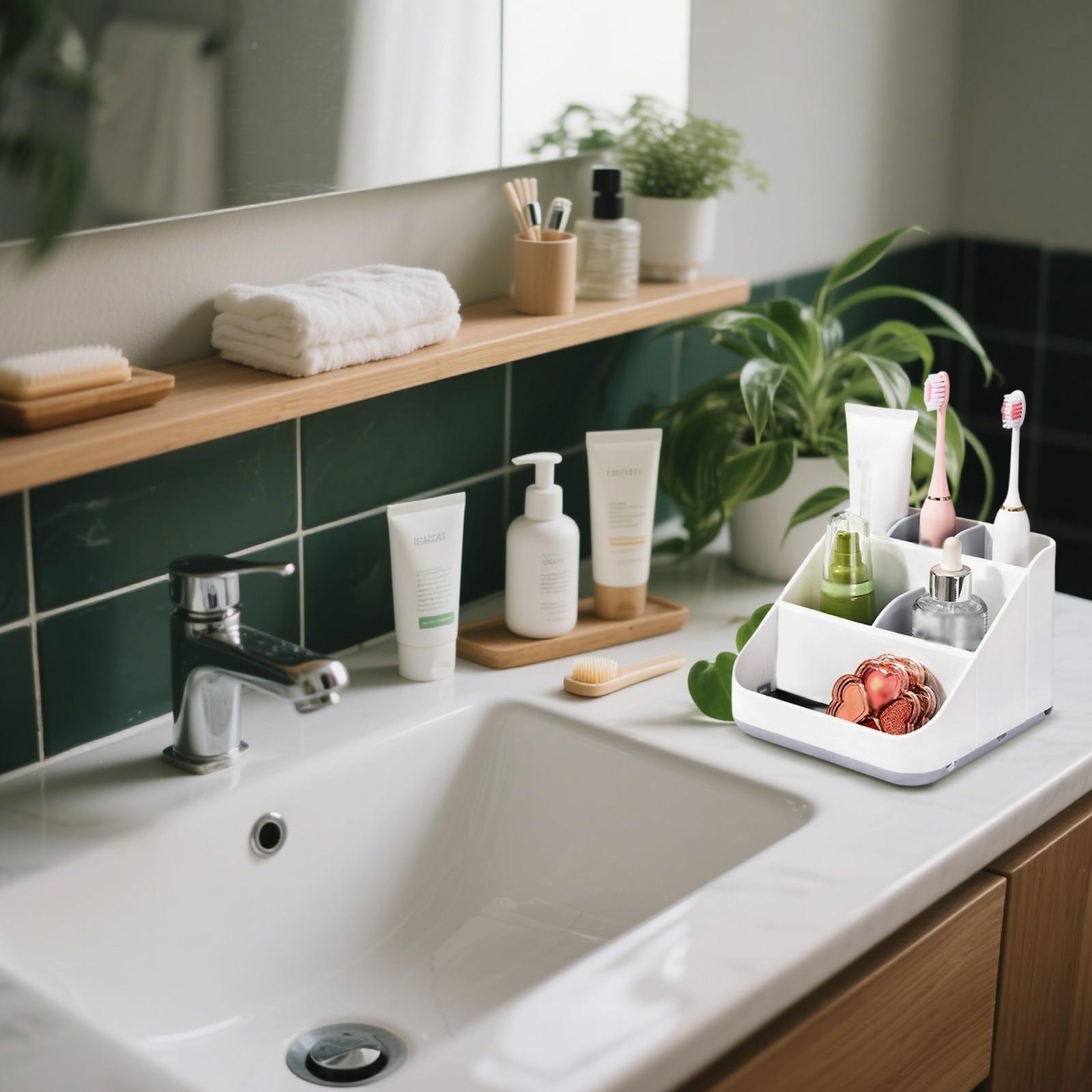 

Коробка для шести зубных щеток, настольная классификация и организация, многофункциональная коробка для хранения, большая вместимость, держатель для зубных щеток для ванной комнаты, мыльница One Size