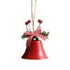 2pcs Jingle Bells Christmas Bell Metal Bell Ornament Tree Hanging Pendant for Christmas New Year Party Decorations