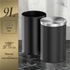 Stainless Steel Swing Lid Trash Can for Home and Kitchen, Light Luxury Design for Bathroom and Living Room.