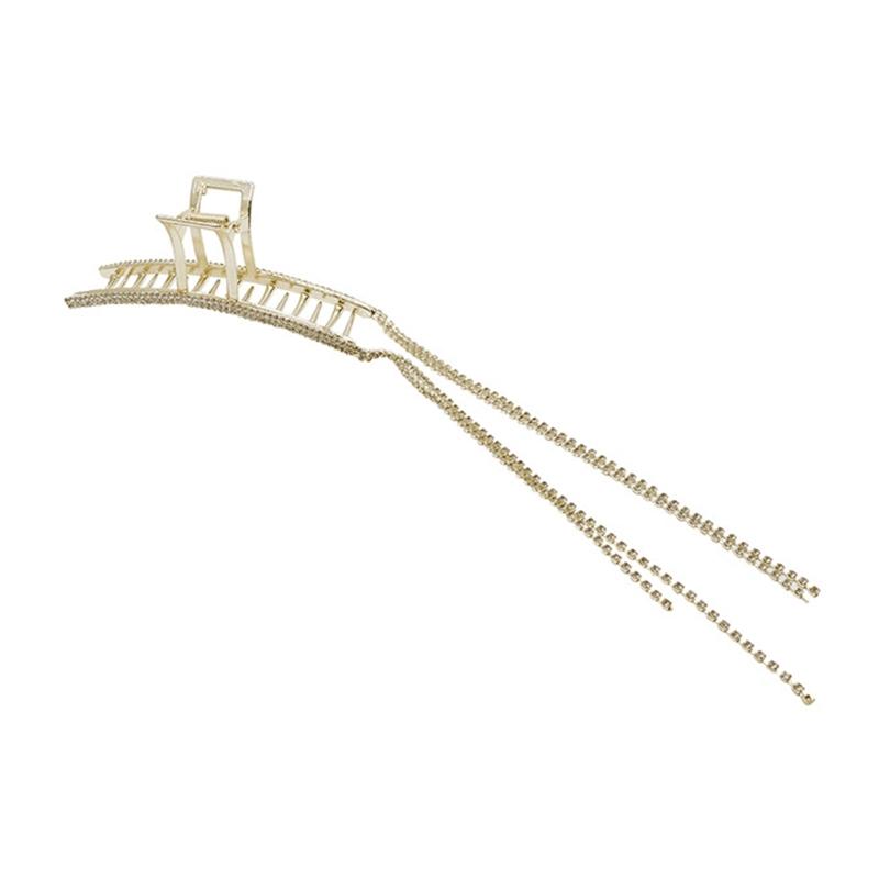 Französische Lange Quaste Hai Haarspange Strass Haarspange Haarnadel Barrett Haaraccessoires für Freundin Frauen