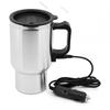 Electric Heating Car Kettle 12V 450ml Vehicle Heating Cup Stainless Steel Camping Travel Kettle Water Coffee Milk Thermal Mug