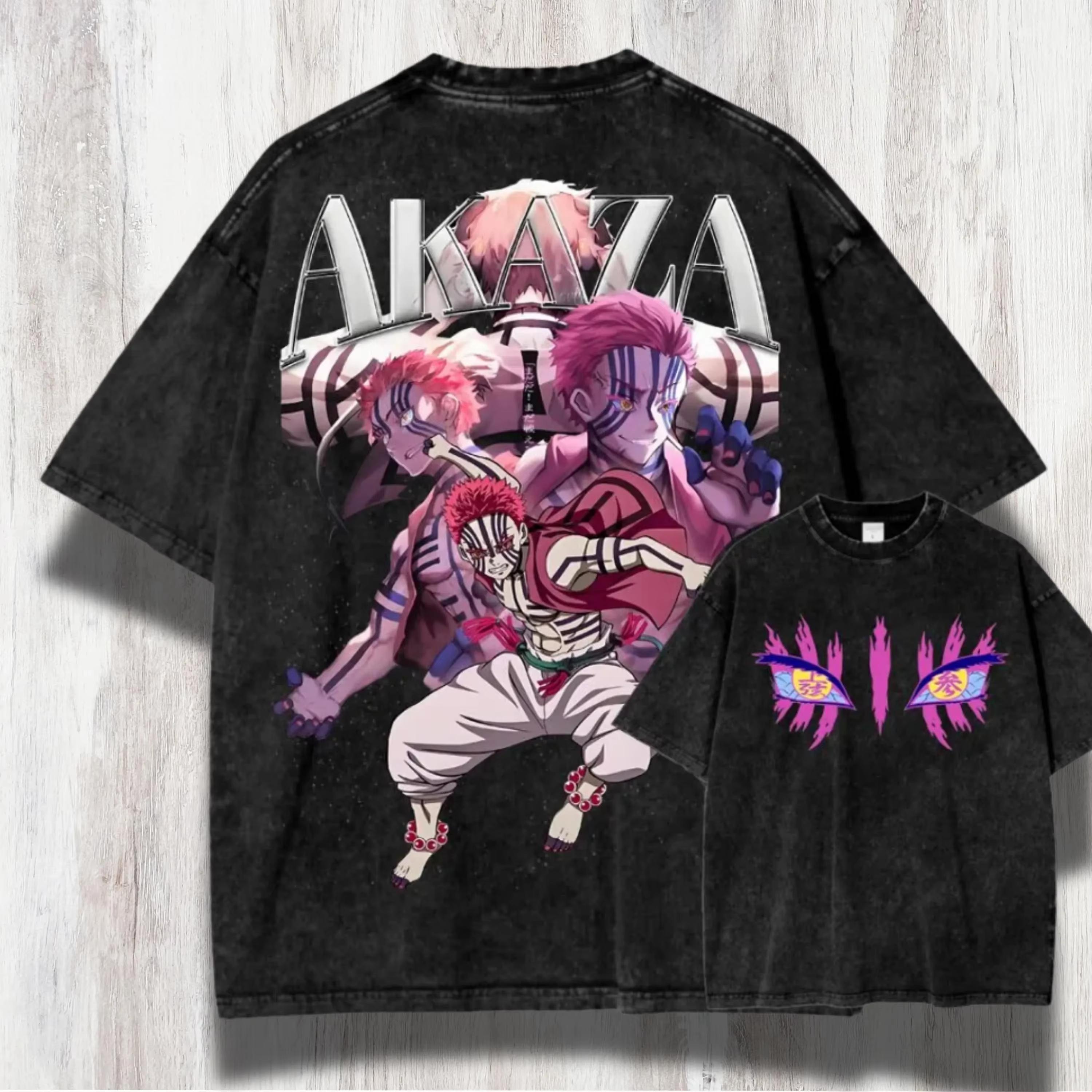

Xiaowozuo Ghost Kill Team T-shirt Anime T-shirt End of Month Pattern T-shirt - Demon Slayer Blade Street Clothing S
