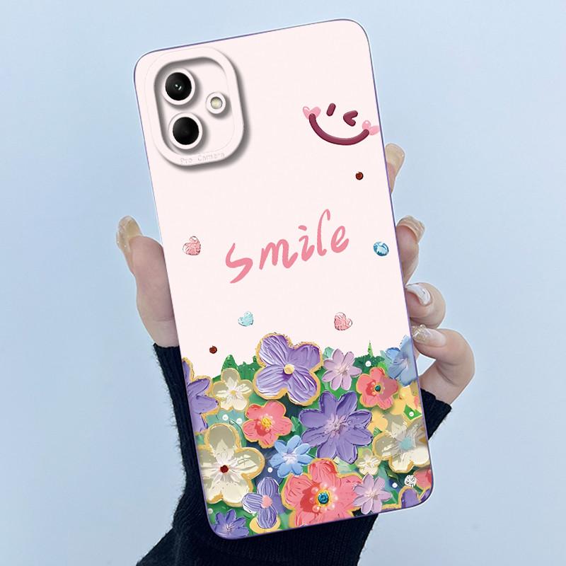 For Samsung Galaxy A04e A04 4G A04S Case Cute Panda Sweet Girls Cats Soft Silicone Back Cover Samsung SM-A042F A045F Phone Case