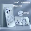 For Xiaomi Poco F7 Pro 5G/Redmi K80 5G Magnetic Case Kickstand TPU PC Heat Dissipation Phone Cover