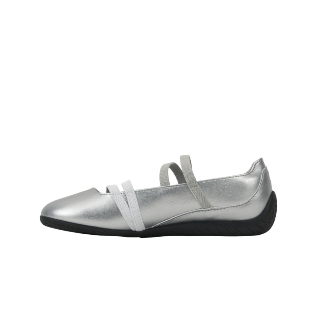 Puma Speedcat Ballet Metallic - Silber Damen Sneaker Weiß 401581-01