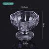 Drop-proof Transparent Acrylic Ice Cream and Snack Bowl