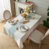 Polyester Jacquard Geometric Corrugated Fringed Tablecloth Rectangular Coffee Table Dining Table Cloth Cover Towel