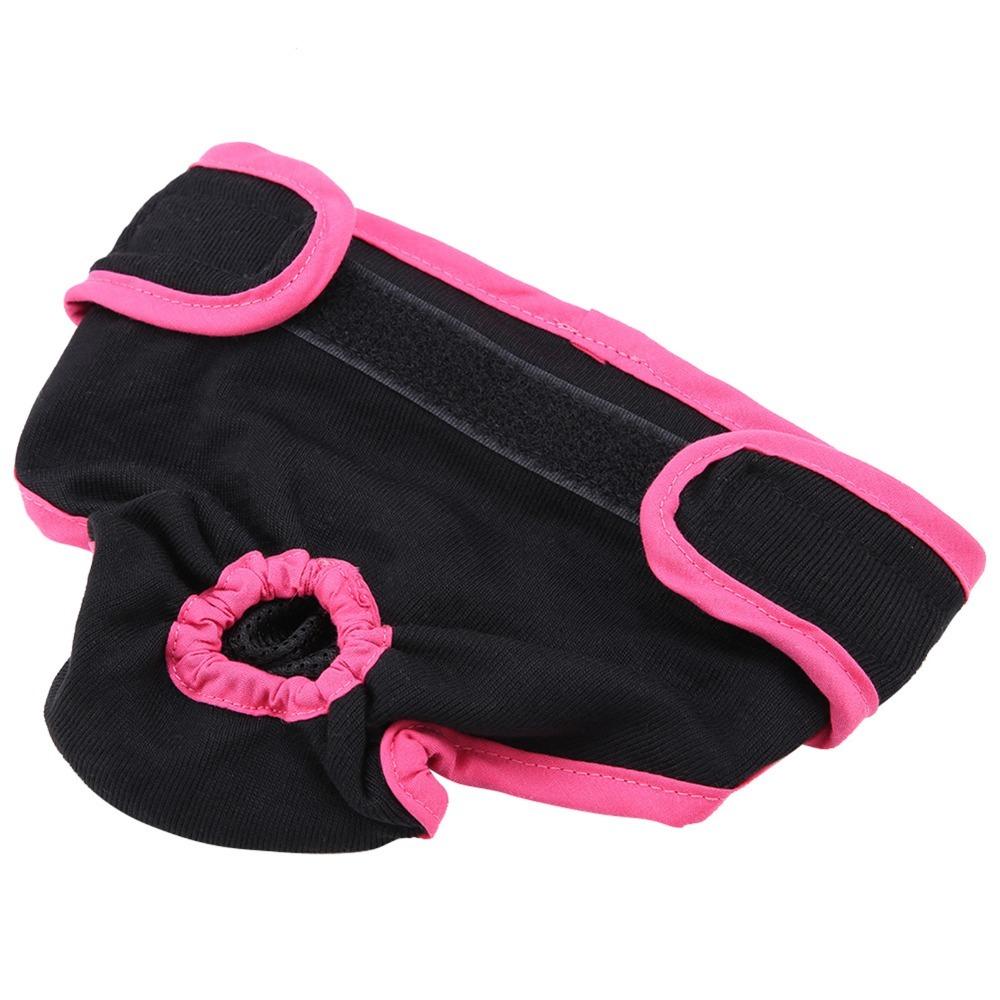 Soft Fabric Dog Sanitary Pant Adjustable Sticky Strap Pet Period Underwear  Dog Estrus