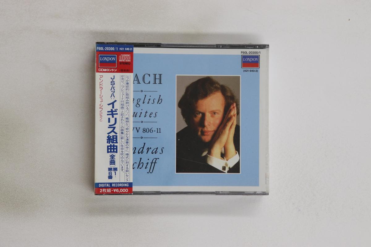 

CD ANDRAS SCHIFF - J S Bach The English Suites FGOL2030001 LONDON Japan Obi Classical Used