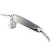 Altesse [M5006] - Silver 'Bambino' Flower Bracelet (rhodium-plated)