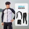 Quick-Dry UV Protection Rash Guard Set Men Women Long Sleeve Swimwear Surfing Diving Suit With Zipper