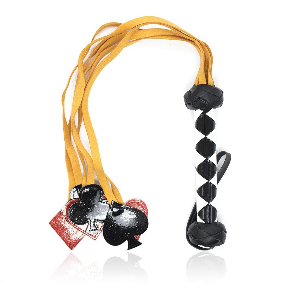 VaHppy Whip SM BDSM Spanking PU Rubber Tassel Tail Loose Whips Alternative Sex Toys for Flirting Couple Flirting Adult Products