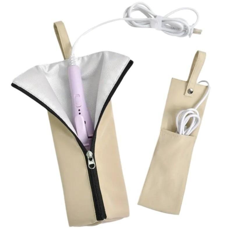 HighTemperature Curling Iron Bag Heat-Resistant Waterproof Straightener Storage Pouch Protective Cover Dustproof