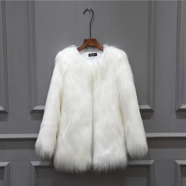 Women's clothing autumn and winter new imitation fur coat fashionable and thin long-haired imitation fox fur coat