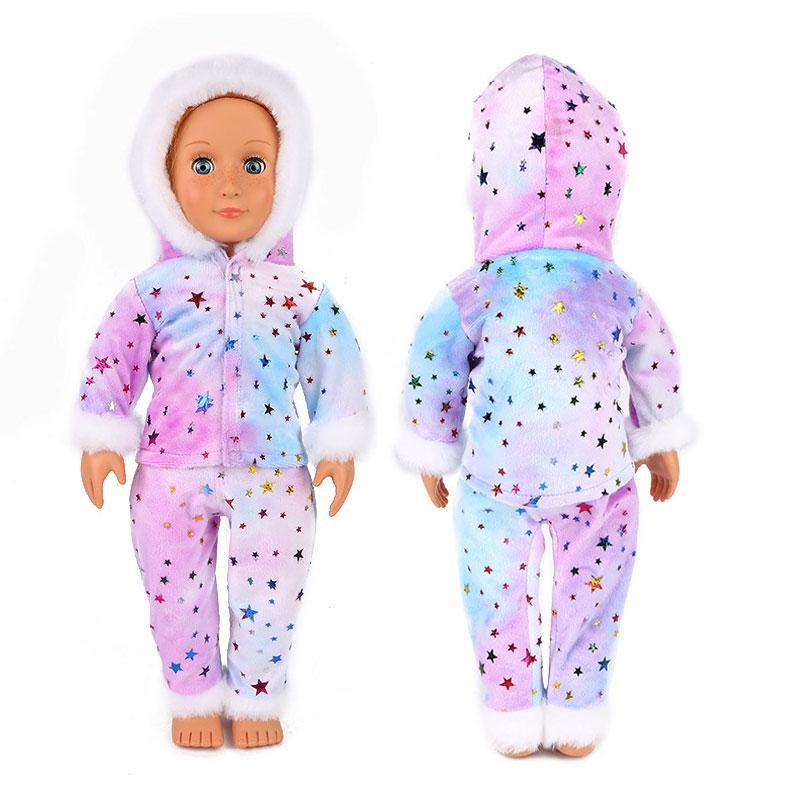 Nové zvířecí pyžamo pro 18palcovou panenku American Girl 45cm panenku Our Generation, Oblečení a doplňky pro panenky