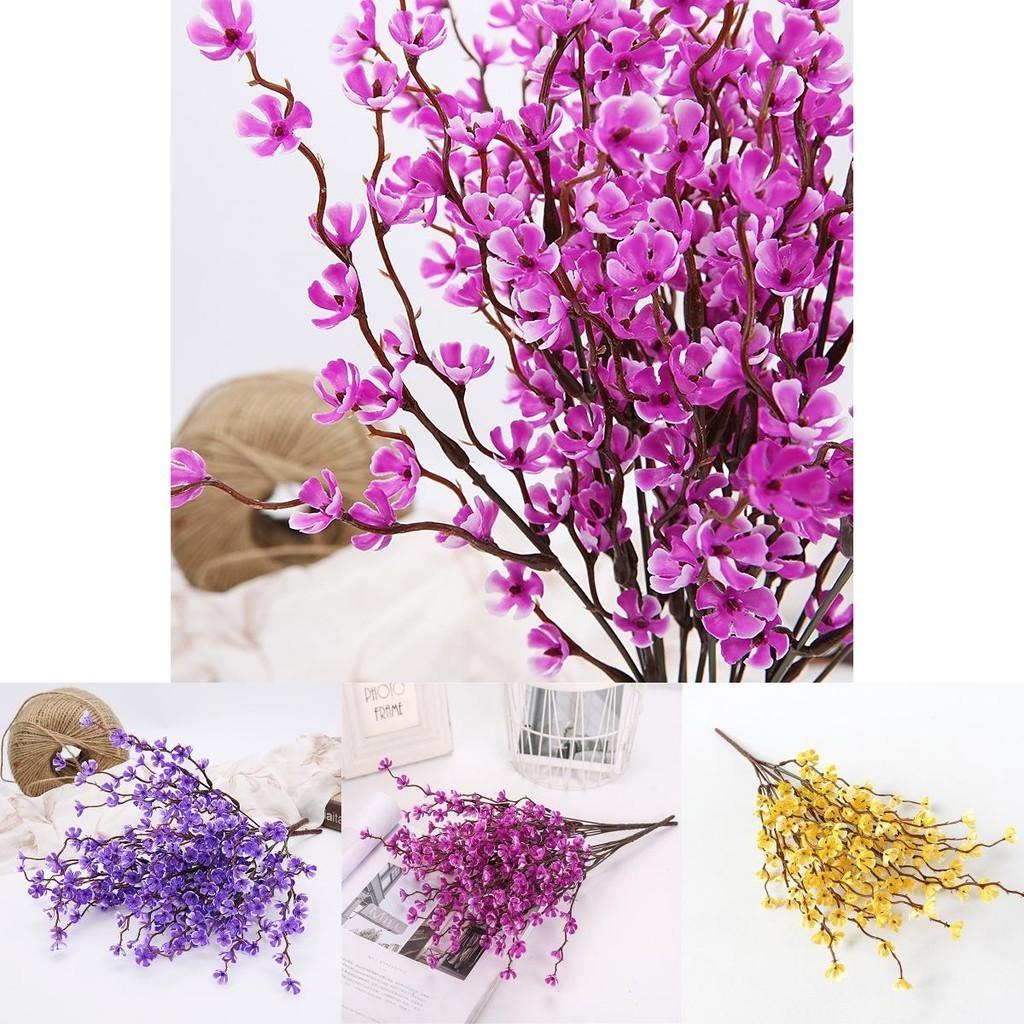 Realistic Artificial Plum Blossom Branches For Elegant Home And Office Decor