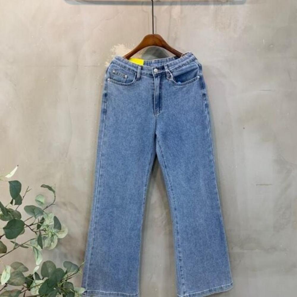 C S In The Room Dion Ykk Zipper lyoCell bandIng Semi bootCut jeanS 4 Color