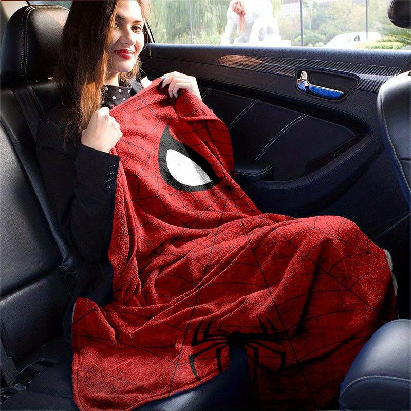 Coperta Stampata Carina di Spider-man Rettangolare Morbida Confortevole Stile Moderno Poliestere