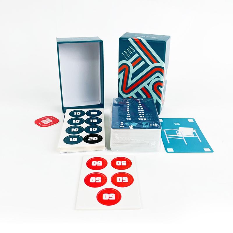 TRND Board Game Retro Chair Collection Strategy Card Game 3-5 Players 8 years ld And Above 30 Minutes portable Boxed Game