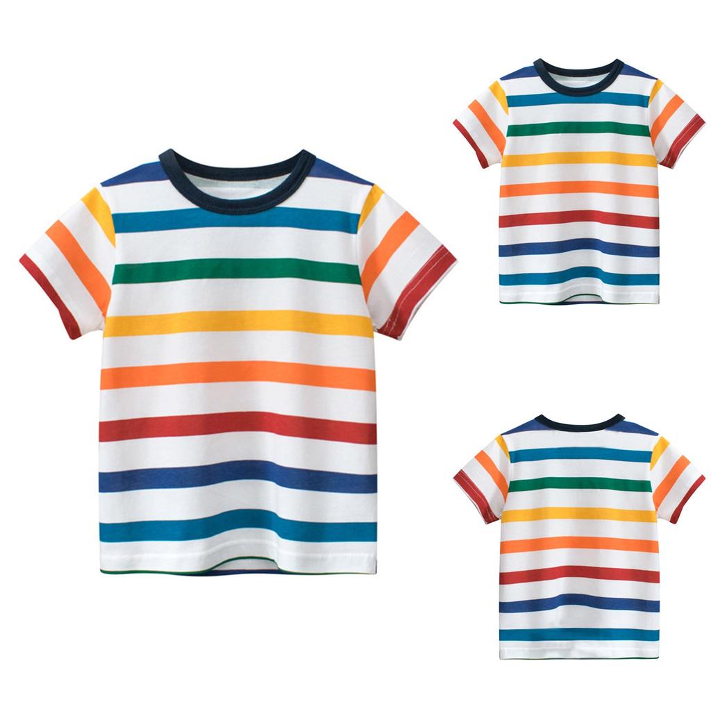 Chlapecká trička s krátkým rukávem a kulatým výstřihem, top, kojenecké chlapecké výhodné balení, bavlněné tričko