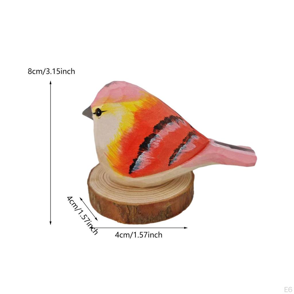 Bird Sculpture with Base for Garden And Desktop Display