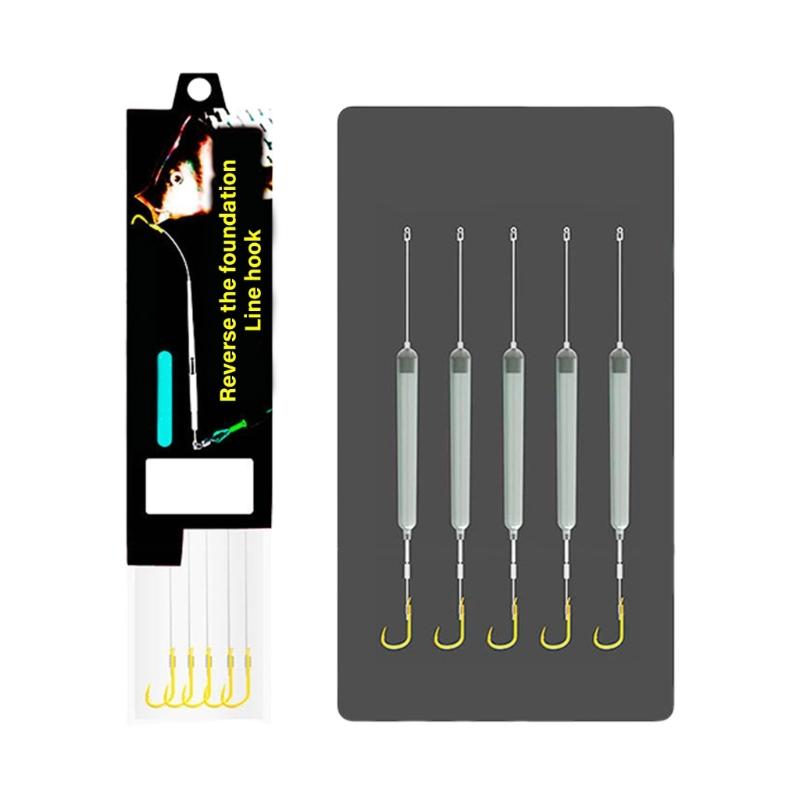Anti Bottom Carp Rigs Fishing Lures Fishing Tackle Accessory Ready To Use Suspension Fishing Hair Rigs Hook Barbed Hook