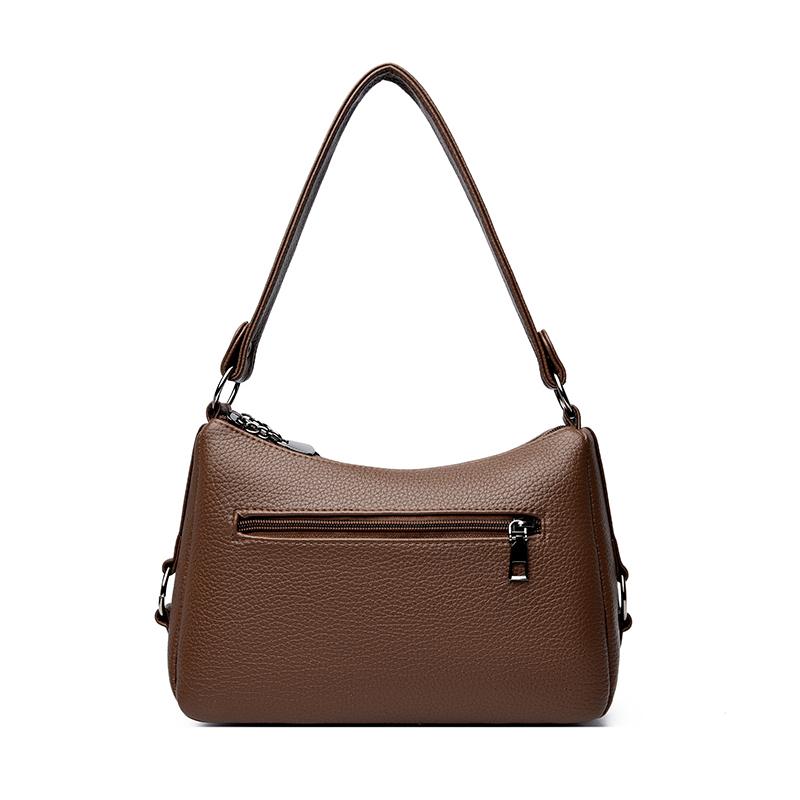 PU Umhängetasche Damen Achseltasche Tasche für Mütter mittleren Alters Umhängetasche