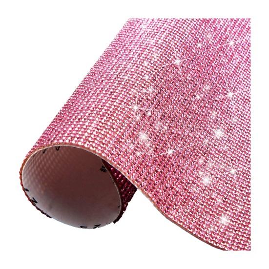 Sparkling Rhinestone Stickers Self Adhesive Neatly Arranged Easy To Cut Glitter Rhinestone Sheets DIY Crafts Decorations