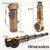 40.64 Cm Working Brass Telescope with Leather Case, Pirates Spyglass, Boating Gift, Graduation Gifts, Anniversary Gifts
