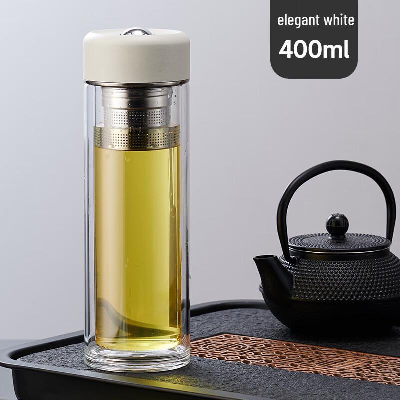 Magic Ball Magnetic Tea Infuser Glass Cup