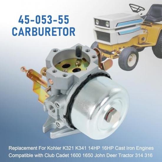 Vergaser für Kohler K321 K341 Cub Cadet 1600 1650 John Deere Traktor 314 316 45