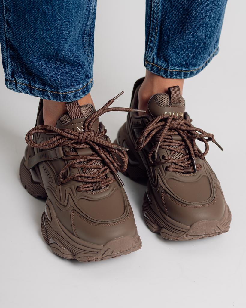 Women's Sneakers Suny Liana 6100 36 Coffee Leather