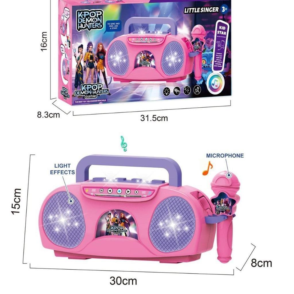 K-pop Kids Colorful Lights & Sound Toy: Mobile & MP3 Compatible for Early Education, Singing & Dancing.